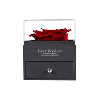 ''OP=OP'' Sieradendoos met Zilveren Liefdes ketting en Eeuwige Roos - Moederdag- Geschenkset - Valentijn Cadeau - Valentijnsdag - VerjaardagsdagCadeau - Giftbox - 100 Talen I Love YOU - Liefde - Love - Anniversary - Ketting Dames