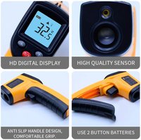 Infrarood Thermometer Pyrometer - Digitale IR Temperatuurmeter - Draadloos