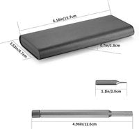 "25-in-1 precisie-schroevendraaierset, mini magnetische schroevendraaier-gereedschapsset, 24-bits met plastic koffer voor mobiele telefoon, laptop, horloge, computers, elektronica, brilreparatie"